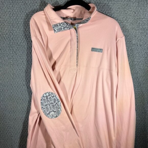 Simply Southern Pink and Snake Print Long Sleeve Pullover / Women's XL - Picture 1 of 8